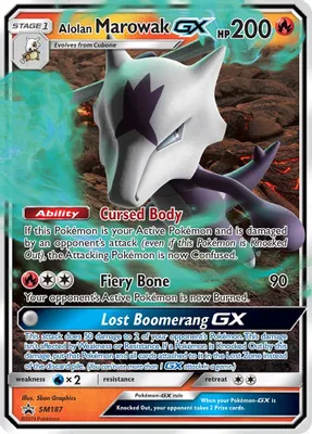 Alolan Marowak GX - SM187 from SM Promos