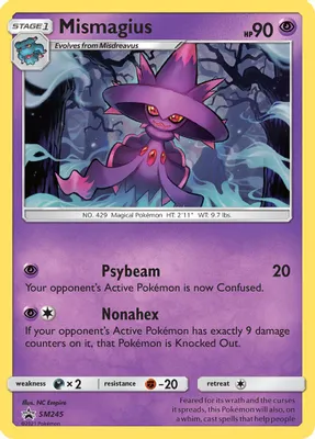 Mismagius - SM245 from SM Promos