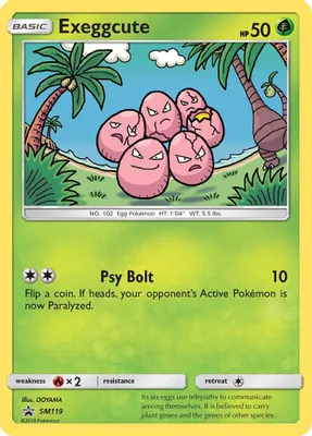 Exeggcute - SM119 from SM Promos
