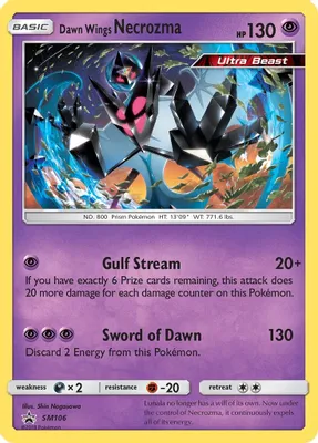 Dawn Wings Necrozma - SM106 from SM Promos