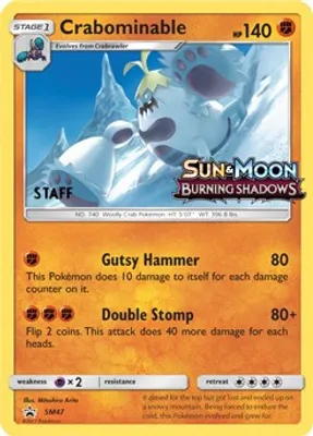 Crabominable - SM47 (Prerelease) [Staff] from SM Promos