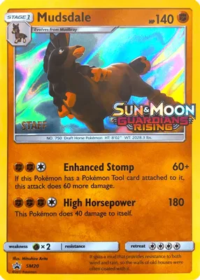 Mudsdale - SM20 (Prerelease) [Staff] from SM Promos