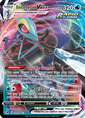 Inteleon VMAX from SWSH08: Fusion Strike