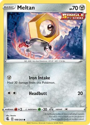Meltan from SWSH08: Fusion Strike