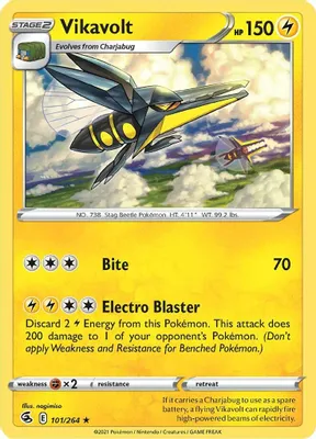 Vikavolt from SWSH08: Fusion Strike