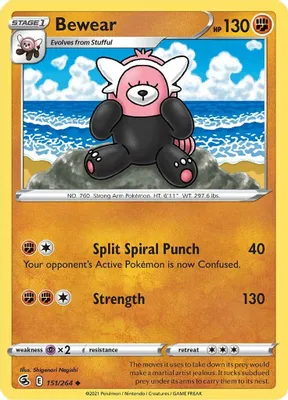 Bewear from SWSH08: Fusion Strike