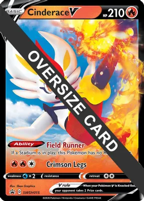 Cinderace V - SWSH015 from Jumbo Cards