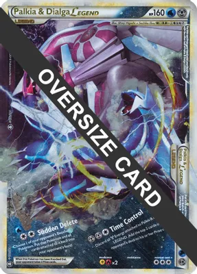 Palkia & Dialga Legends - 101/102 + 102/102 (Single Oversized Promo) from Jumbo Cards