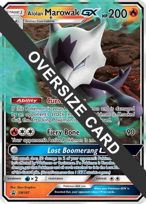 Alolan Marowak GX - SM187 from Jumbo Cards