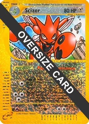 Scizor - 7/12 from Jumbo Cards