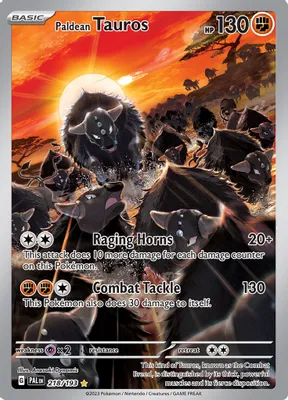 Paldean Tauros - 218/193 from SV02: Paldea Evolved