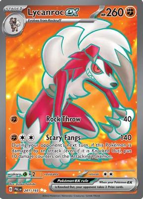 Lycanroc ex - 241/193 from SV02: Paldea Evolved