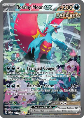 Roaring Moon ex - 251/182 from SV04: Paradox Rift