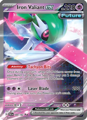 Iron Valiant ex - 089/182 from SV04: Paradox Rift
