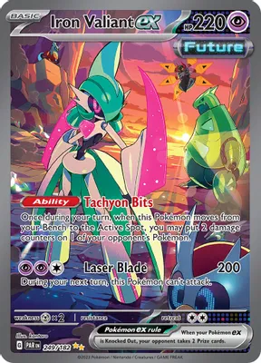 Iron Valiant ex - 249/182 from SV04: Paradox Rift