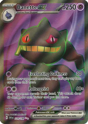 Banette ex - 229/198 from SV01: Scarlet & Violet Base Set