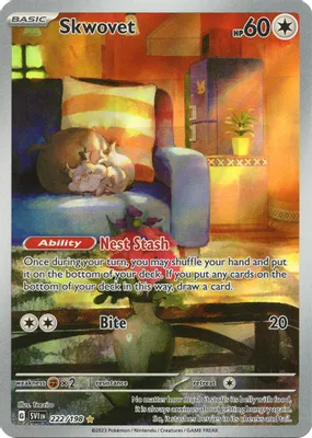 Skwovet - 222/198 from SV01: Scarlet & Violet Base Set
