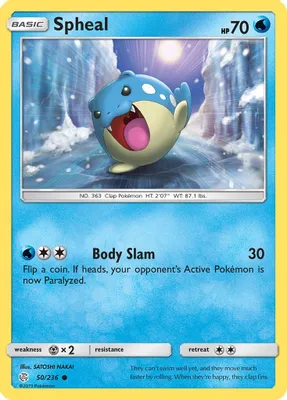 Spheal - 50/236 from SM - Cosmic Eclipse