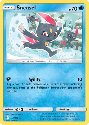 Sneasel from SM - Cosmic Eclipse