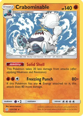 Crabominable from SM - Cosmic Eclipse