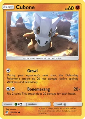 Cubone from SM - Unified Minds