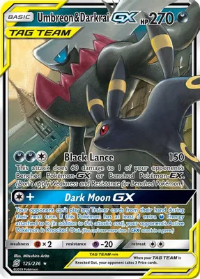 Umbreon & Darkrai GX from SM - Unified Minds