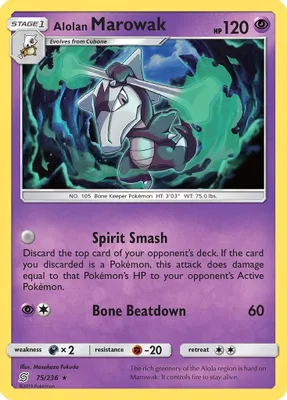 Alolan Marowak from SM - Unified Minds