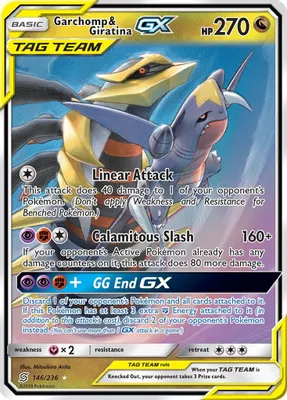 Garchomp & Giratina GX from SM - Unified Minds