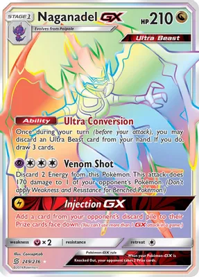 Naganadel GX (Secret) from SM - Unified Minds