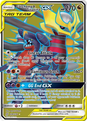 Garchomp & Giratina GX (Full Art) from SM - Unified Minds