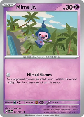 Mime Jr. - 031/091 from SV: Paldean Fates