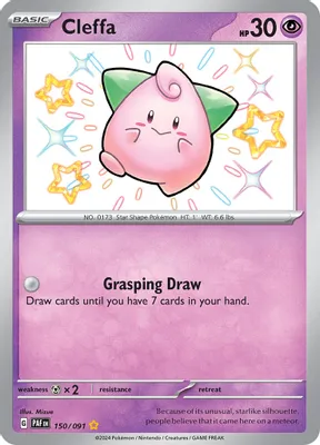 Cleffa from SV: Paldean Fates