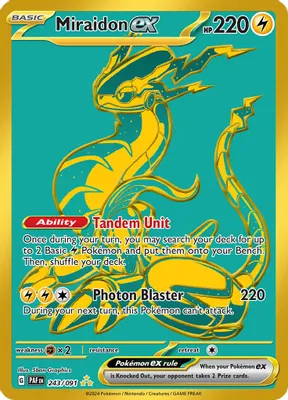 Miraidon ex from SV: Paldean Fates