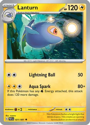 Lanturn from SV: Paldean Fates
