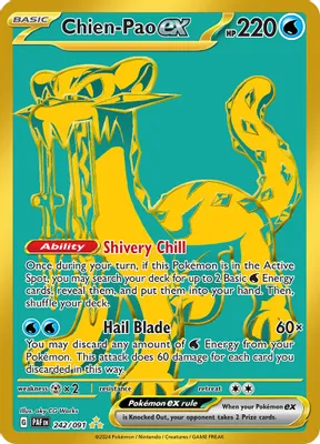 Chien-Pao ex from SV: Paldean Fates