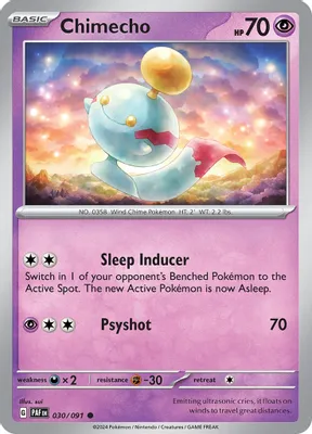 Chimecho from SV: Paldean Fates