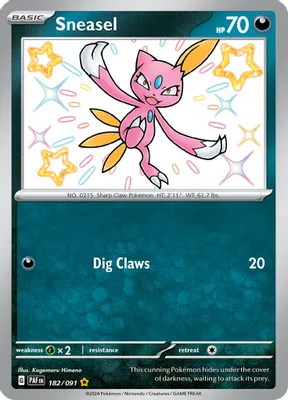 Sneasel from SV: Paldean Fates