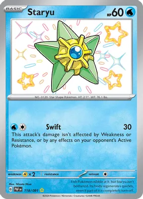 Staryu from SV: Paldean Fates