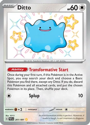 Ditto from SV: Paldean Fates
