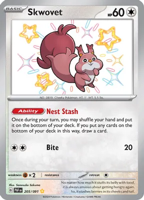 Skwovet from SV: Paldean Fates