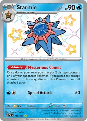 Starmie from SV: Paldean Fates