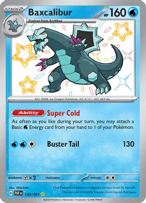 Baxcalibur from SV: Paldean Fates