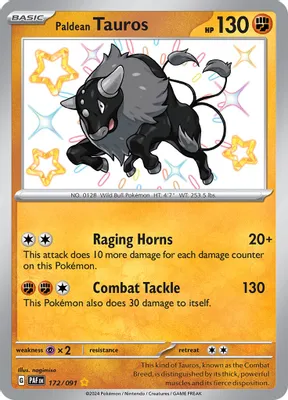 Paldean Tauros - 172/091 from SV: Paldean Fates