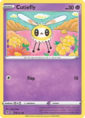 Cutiefly from SWSH07: Evolving Skies