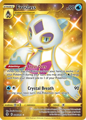 Froslass (Secret) from SWSH07: Evolving Skies