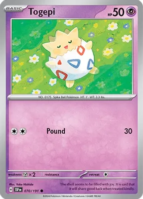 Togepi from SV08: Surging Sparks