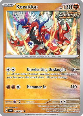 Koraidon from SV08: Surging Sparks