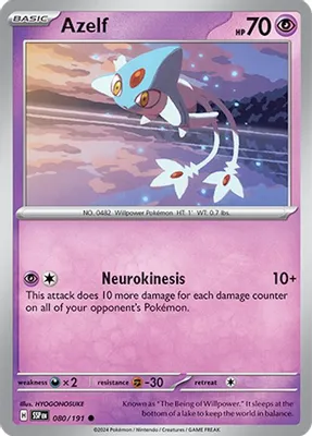 Azelf from SV08: Surging Sparks