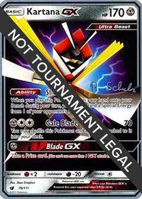 Kartana GX - 2018 (Robin Schulz) from World Championship Decks