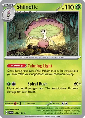 Shiinotic - 009/191 from SV08: Surging Sparks